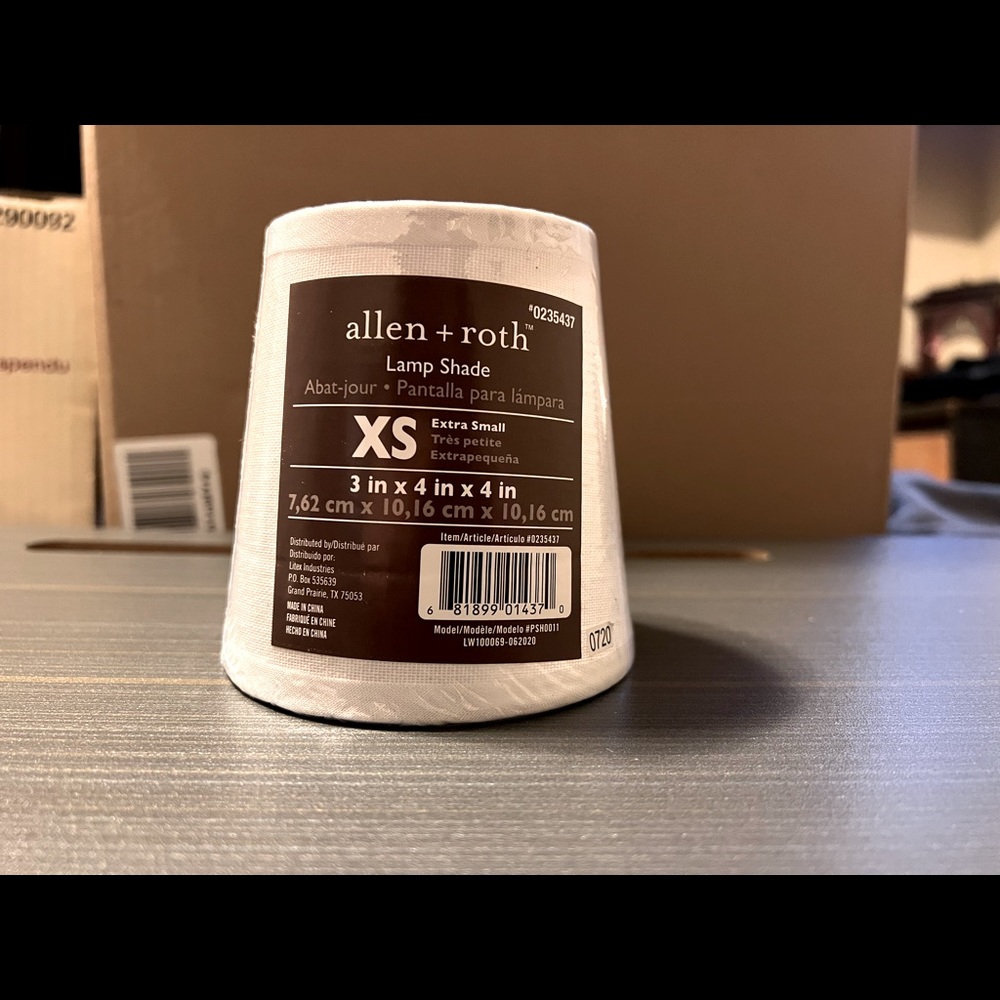 Allen & Roth mini lamp shade NWT
